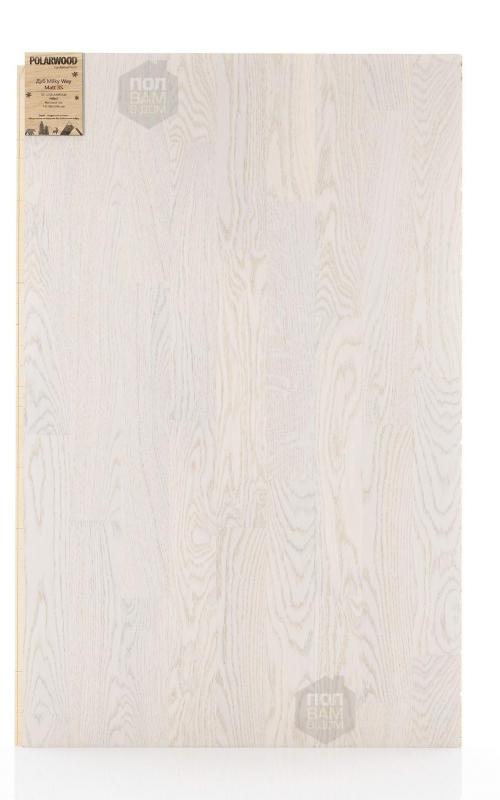 Паркетная доска Polarwood Oak Milky Way Matt 3S